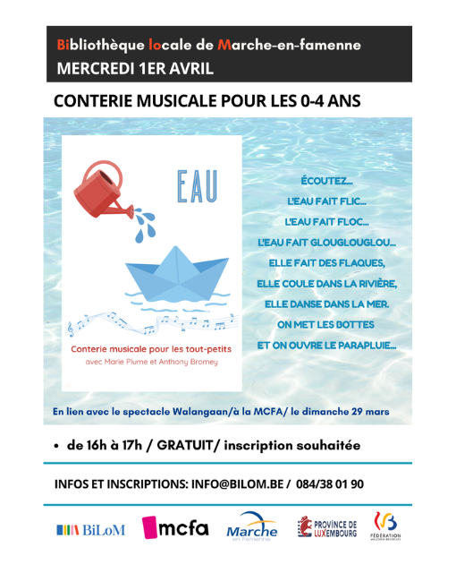 Illustration : Conterie musicale sur le thème de l'eau