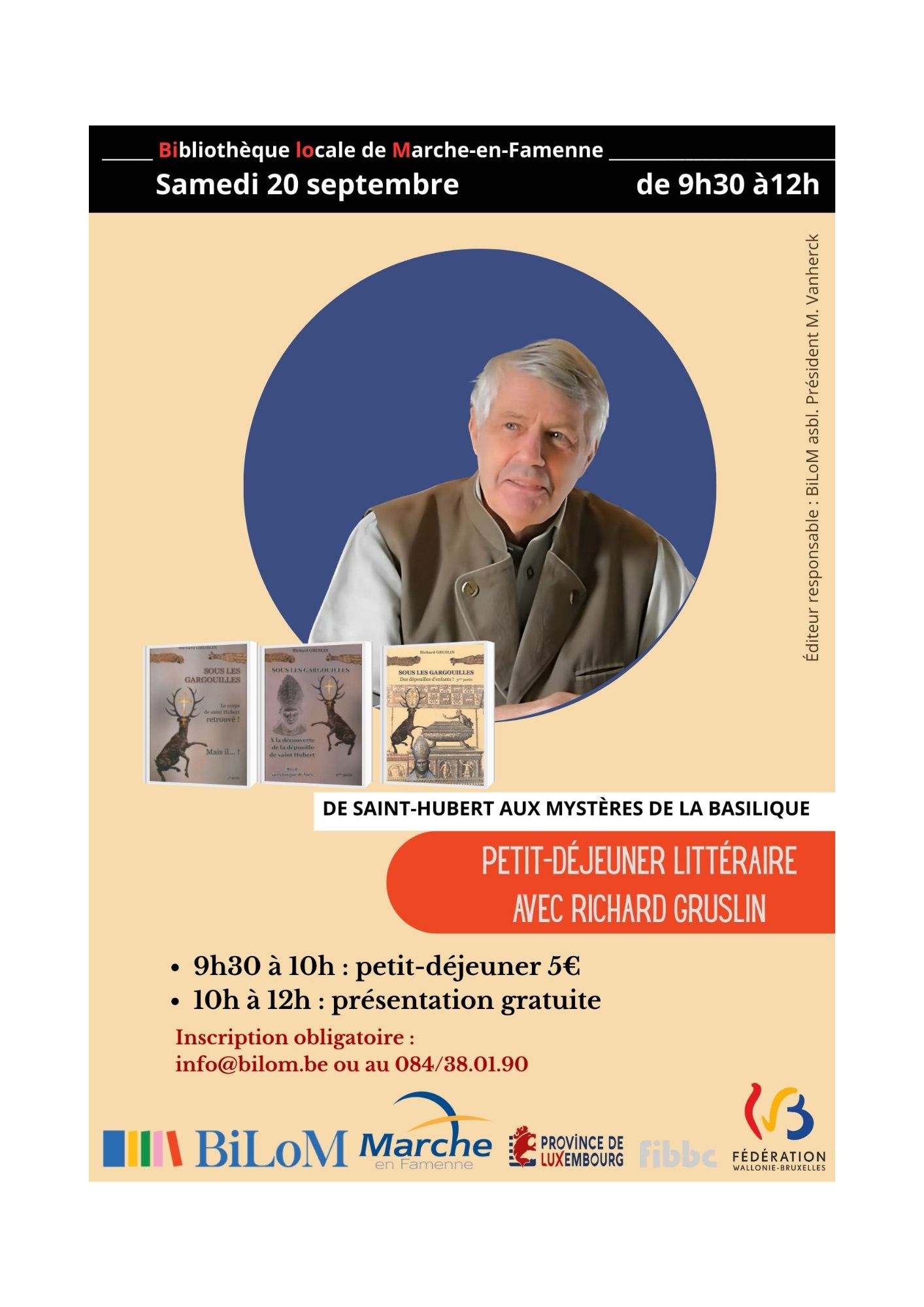 Illustration : Petit-déjeuner littéraire - Richard Gruslin
