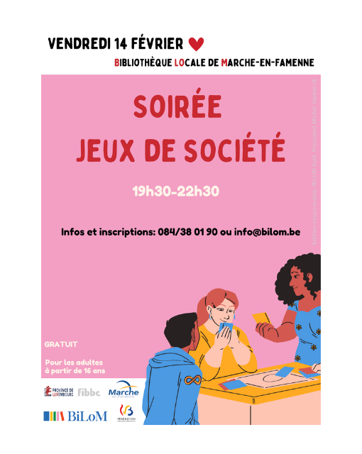 Illustration : Soirée Jeux de société