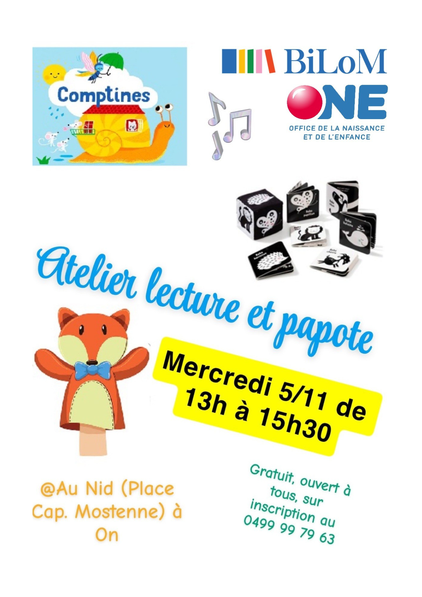 Illustration : Atelier lecture et papote