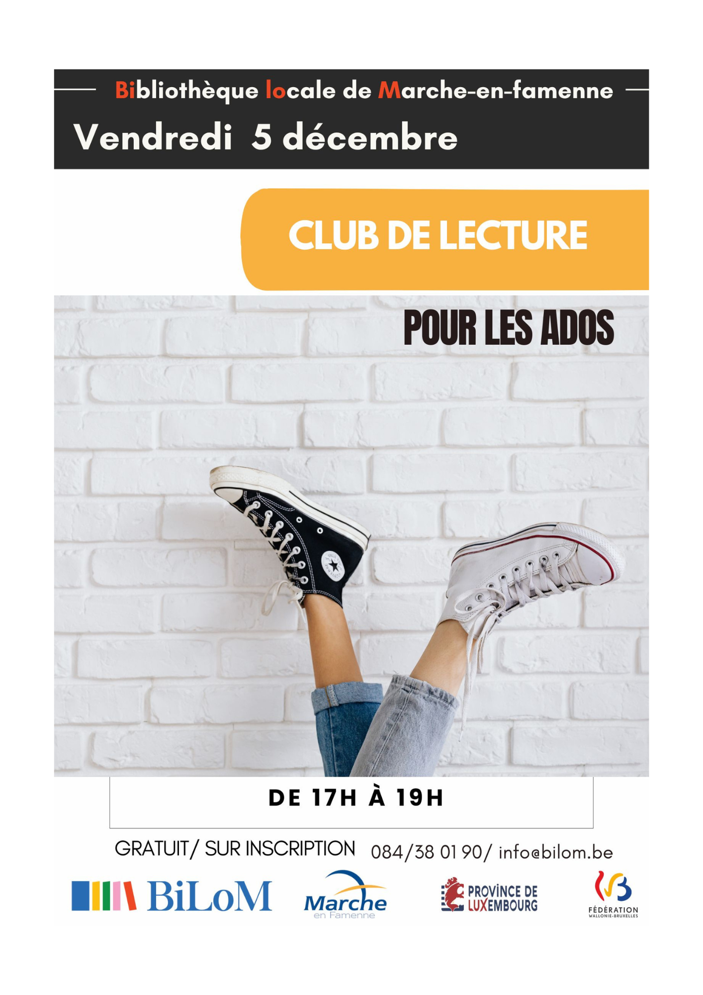 Illustration : Club de lecture pour les ados