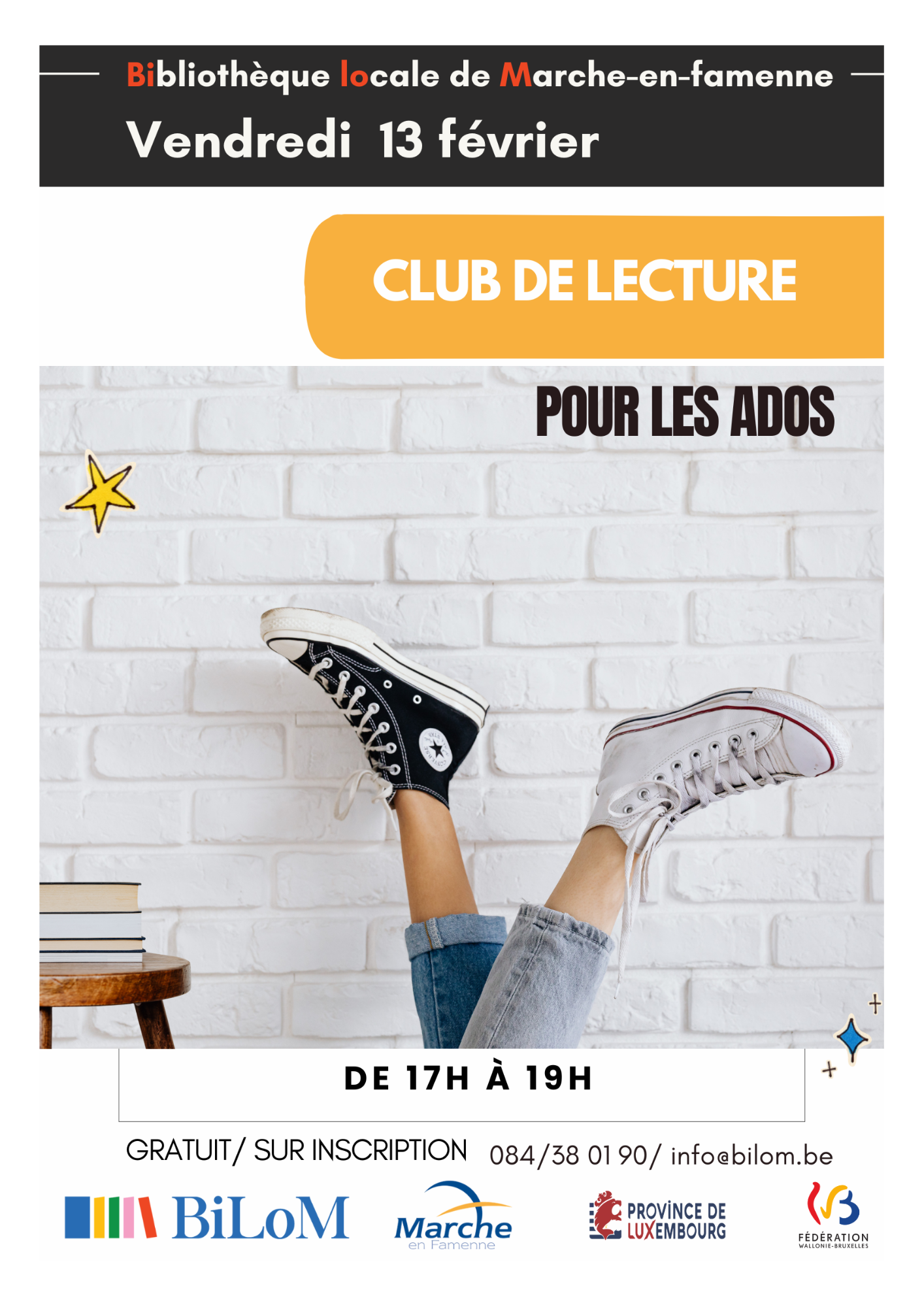 Illustration : Club de lecture pour ado-13 février