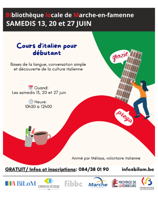 Illustration : Cours d'italien pour débutant