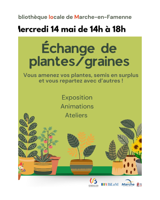 Illustration : Echange de plantes et de graines