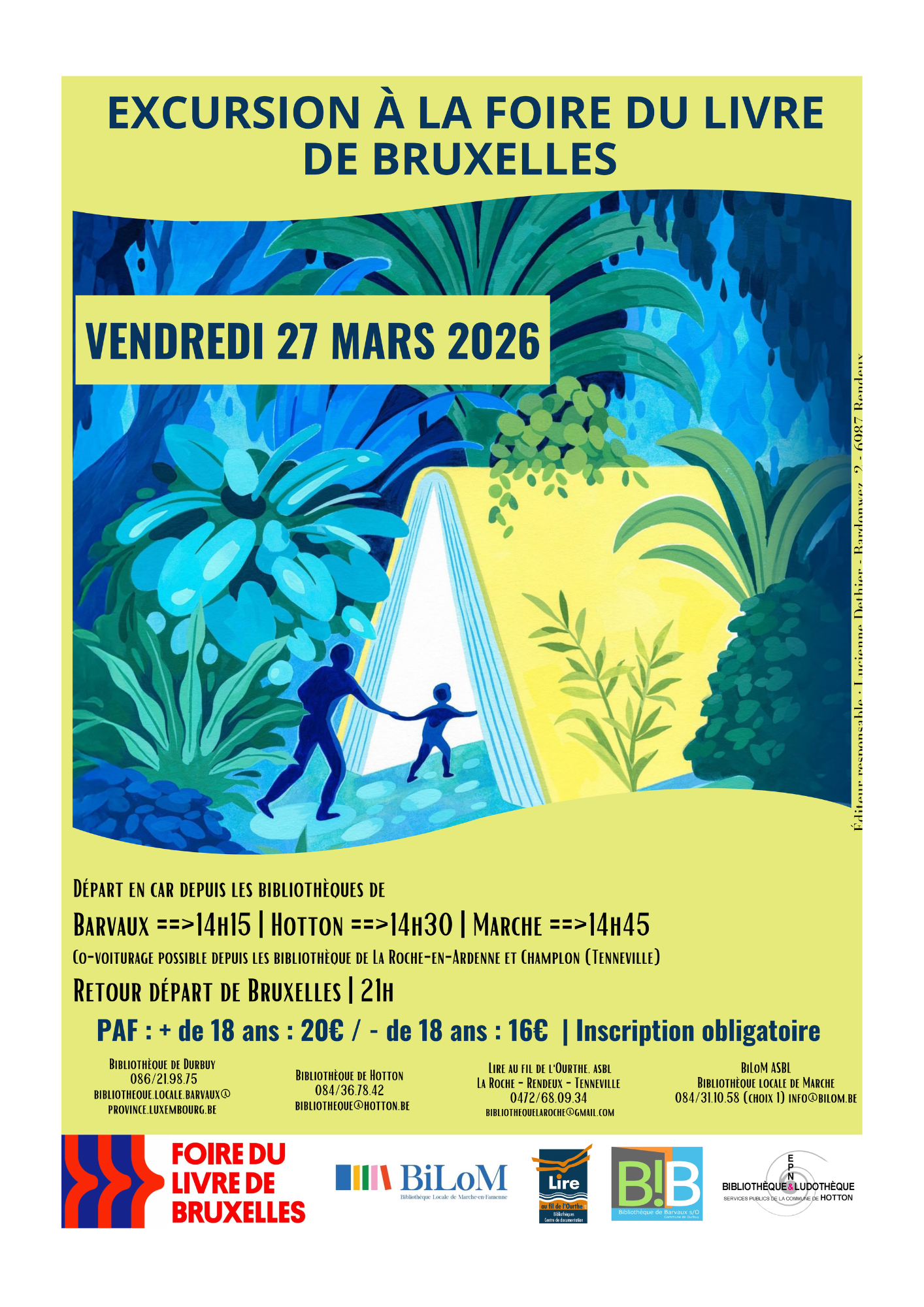 Illustration : Excursion à la  Foire du Livre