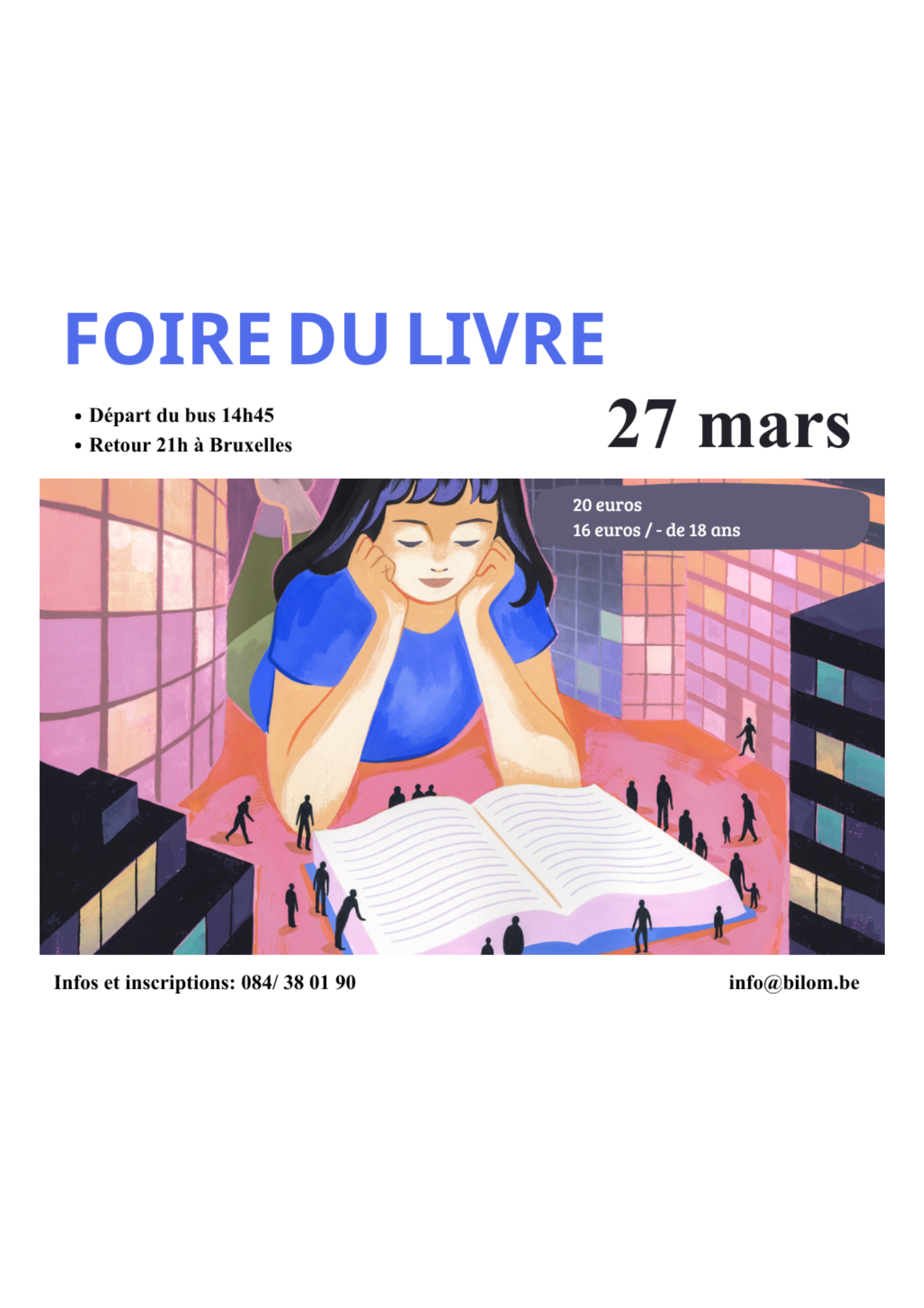 Illustration : Excursion à la  Foire du Livre