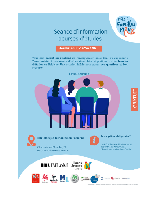 Illustration : Séance d'information sur les bourses d'études