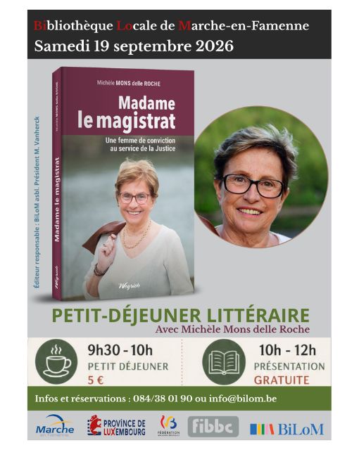 Illustration : Petit-déjeuner littéraire - Michèle Mons delle Roche