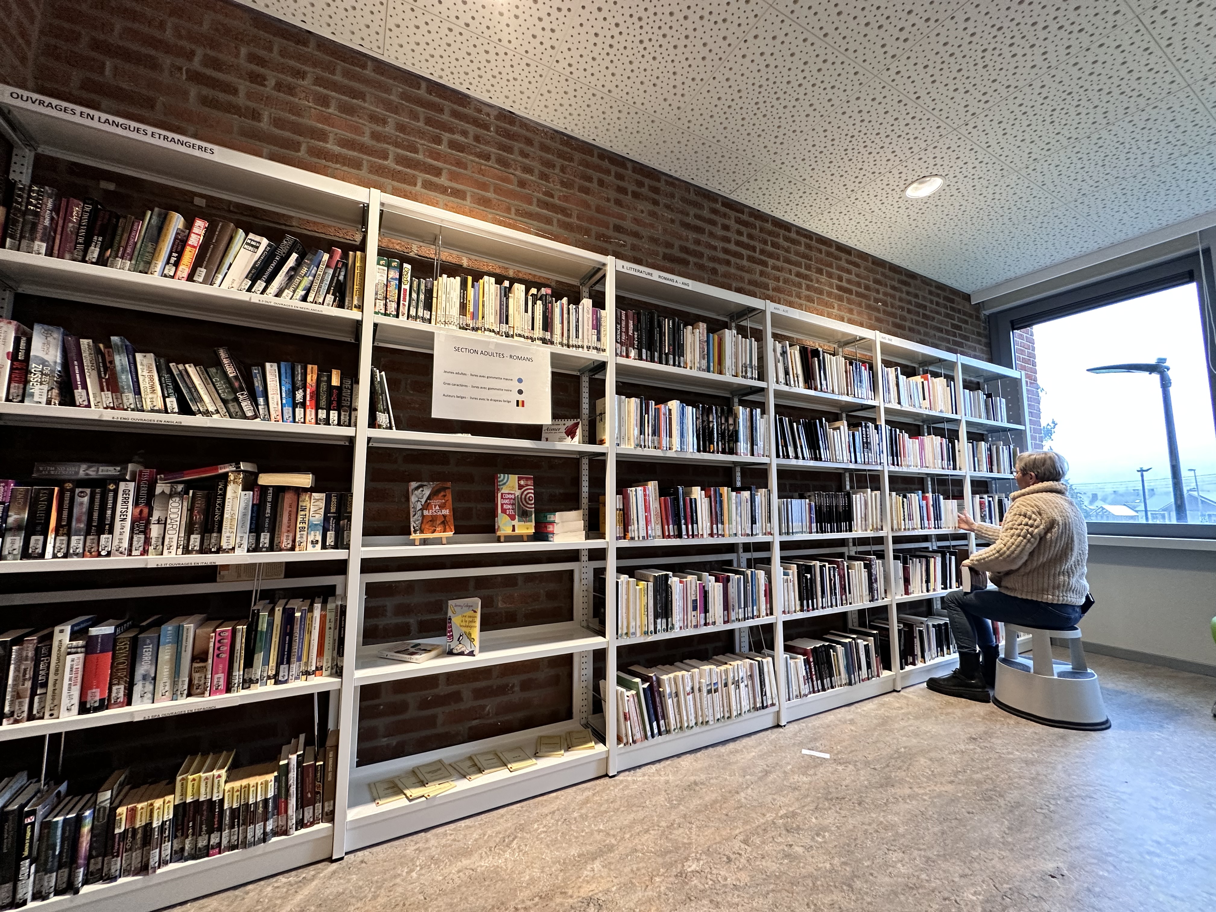 Vue d'une activité à la Bibliothèque locale de Marche-en-Famenne (BILOM)