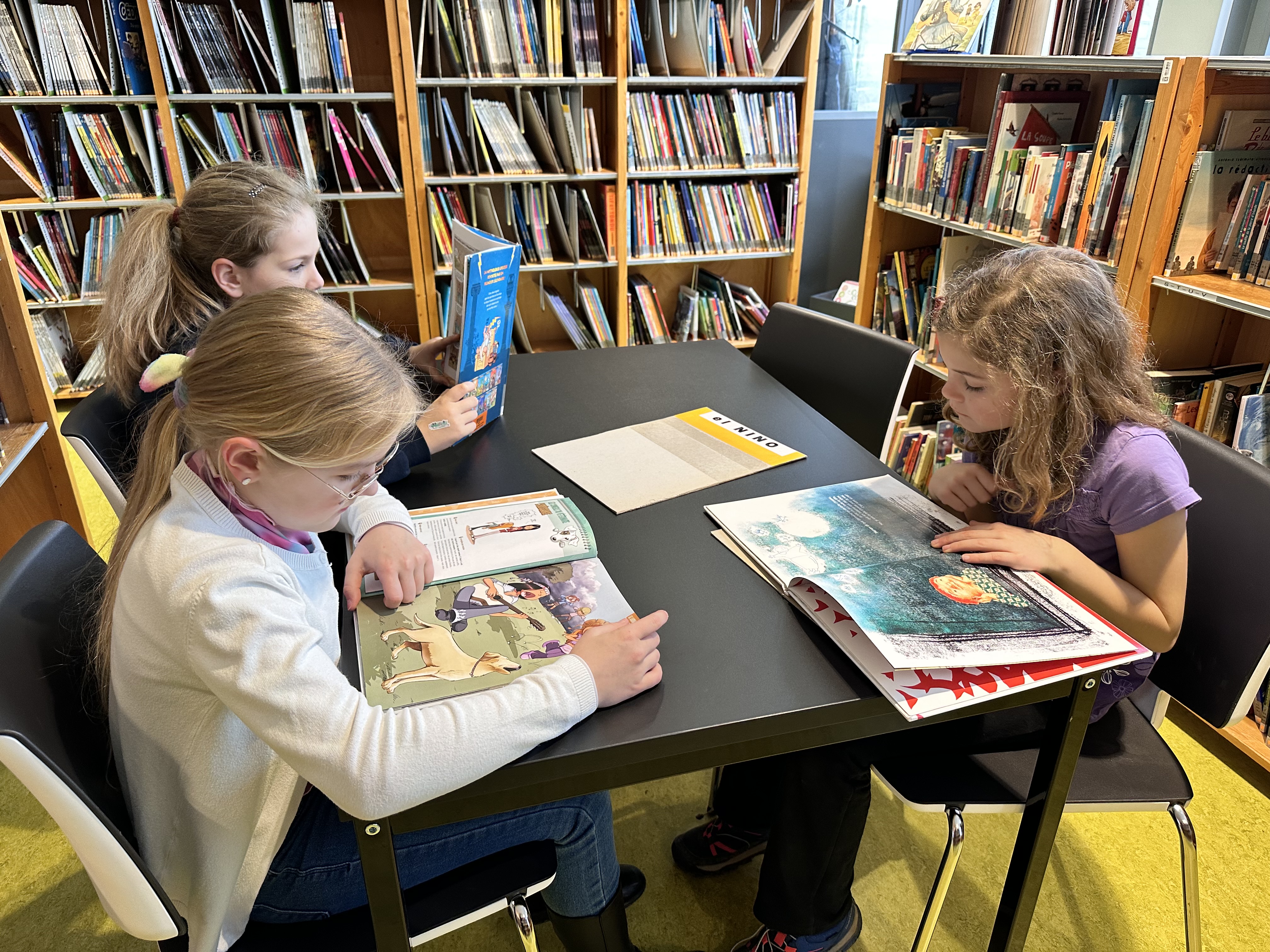 Vue d'une activité à la Bibliothèque locale de Marche-en-Famenne (BILOM)